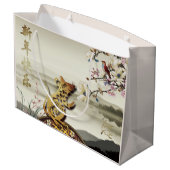 美しい牧歌的なシーンChines Rat年2020 LGB ラージペーパーバッグ (裏面アングル)