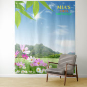 美しい牧草地タペストリー背景 タペストリー (インサイチュ)