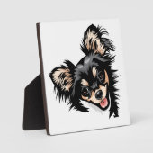 美しい犬のプラーク フォトプラーク (正面)