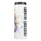 美しい犬の品種/縁どコリー犬 タンブラー (裏面)