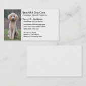 美しい犬の心配の名刺 名刺 (正面/裏面)