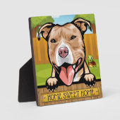 美しい犬板 フォトプラーク (正面)