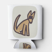 美しい犬 缶クーラー (裏面)
