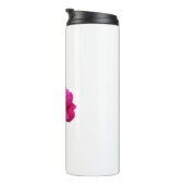 美しい独身のピンクのバラ タンブラー (回転右)