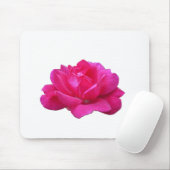 美しい独身のピンクのバラ マウスパッド (マウス)