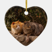 美しい猫たち，オーナメント セラミックオーナメント (正面)
