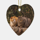美しい猫たち，オーナメント セラミックオーナメント (左)