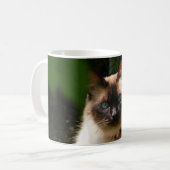 美しい猫とマグカップ コーヒーマグカップ (正面左)