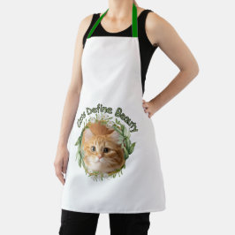 美しい猫のキッチンタオル - かわいい猫好きへのギフト エプロン