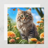 美しい猫の美しい庭 (正面/裏面)