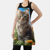 美しい猫の美しい庭 エプロン (インサイチュ)