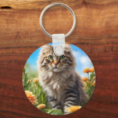 美しい猫の美しい庭 キーホルダー (裏面)