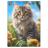 美しい猫の美しい庭 クリップボード (裏面)