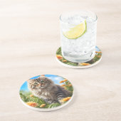 美しい猫の美しい庭 コースター (側面)