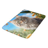 美しい猫の美しい庭 バスマット (アングル)