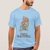 美しい猫カラフルアート Tシャツ (正面)