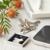 美しい猫キーチェーン キーホルダー (側面)