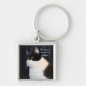 美しい猫キーチェーン キーホルダー (正面)