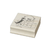 美しい猫スタンプ ラバースタンプ (スタンプ)