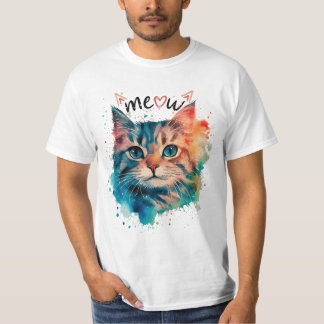 美しい猫🐱ニャー Tシャツ
