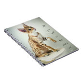 美しい猫好きのノート ノートブック (右側)