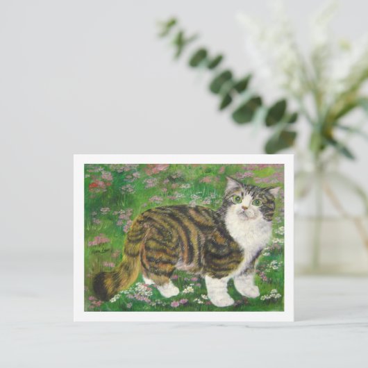 美しい猫 ポストカード (スタンド正面)