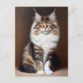 美しい猫 ポストカード (正面)