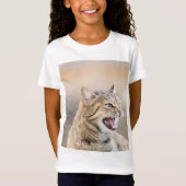 美しい猫 Tシャツ (正面)