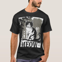 美しい猫Tシャツデザイン