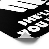 美しい猶予パンチおもしろいポスターブロック ポスター (角)