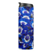美しい王室の青シナリアの花 タンブラー (回転右)