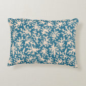 美しい珊瑚パターン アクセントクッション (裏面)