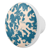 美しい珊瑚パターン セラミックノブ (右)