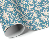 美しい珊瑚模様 ラッピングペーパー (ロールコーナー)