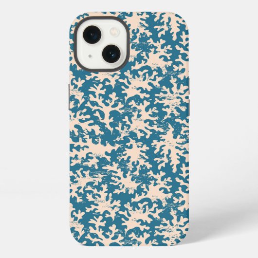 美しい珊瑚模様 iPhoneケース (裏面)