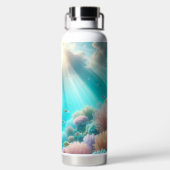 美しい珊瑚礁 ウォーターボトル (背面)