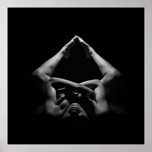 美しい生きている女性のキャンバス印刷 ポスター (正面)