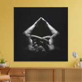 美しい生きている女性 キャンバスプリント (インサイチュ (リビング))