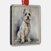 美しい生意気な子犬 メタルオーナメント (右)