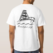 美しい生活 Tシャツ (裏面)