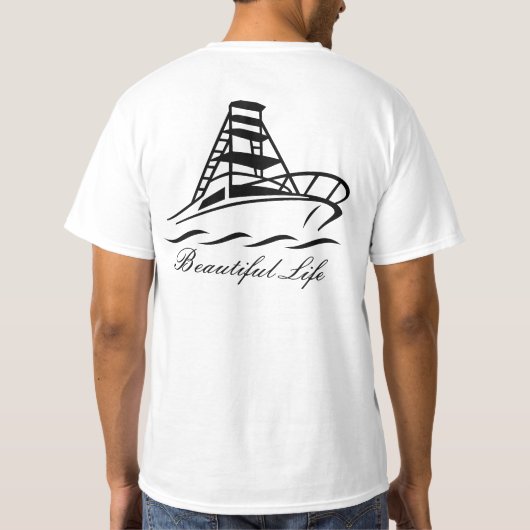 美しい生活 Tシャツ (裏面)