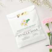 美しい産物プルメリアフランジパニ筋浸潤 フェイバーバッグ (封をした状態)