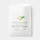 美しい産物プルメリアフランジパニ筋浸潤 フェイバーバッグ (正面)