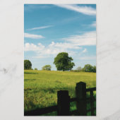 美しい田園風景 便箋 (裏面)