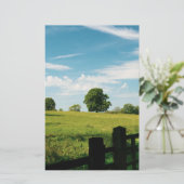 美しい田園風景 便箋 (スタンド正面)