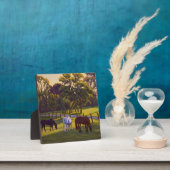 美しい田園馬の放牧ポスター フォトプラーク (インサイチュ)