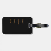 美しい田舎馬の荷物タグ ラゲッジタグ (裏面横)