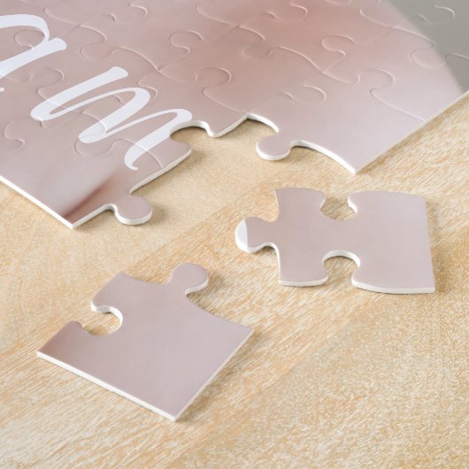 美しい男の子の幼児ベビー写真の大きなピース ジグソーパズル (側面)