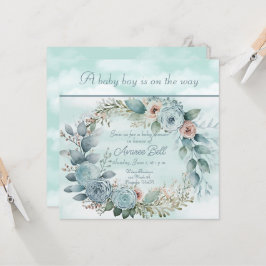 美しい男の子の赤ちゃんシャワー