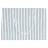 美しい男の赤ちゃんの青象 ラージペーパーバッグ (裏面)